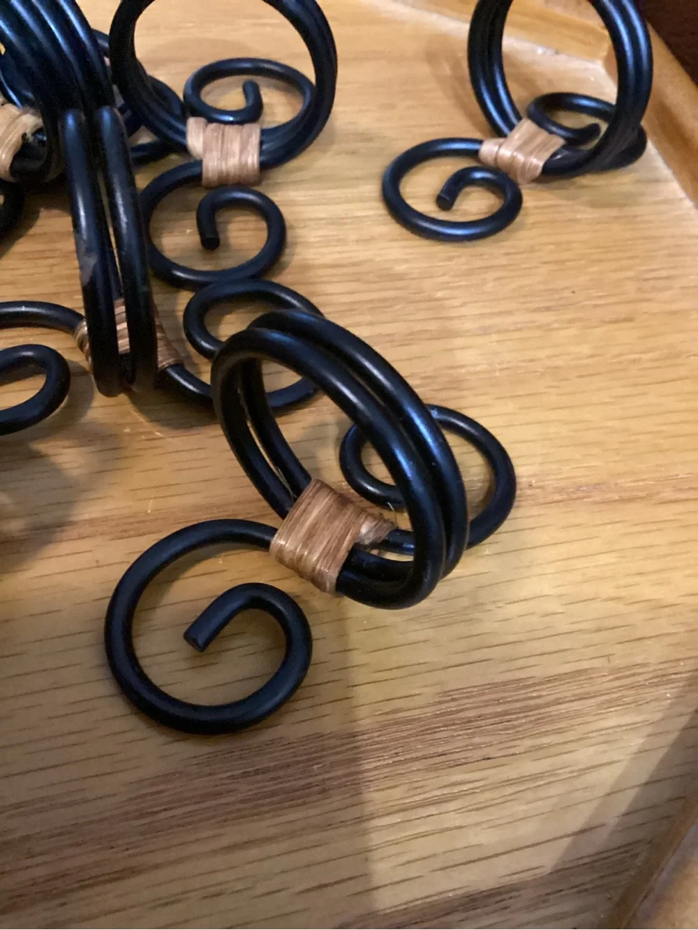 Decorative Black Metal Wall Hooks - Home Wall Decor